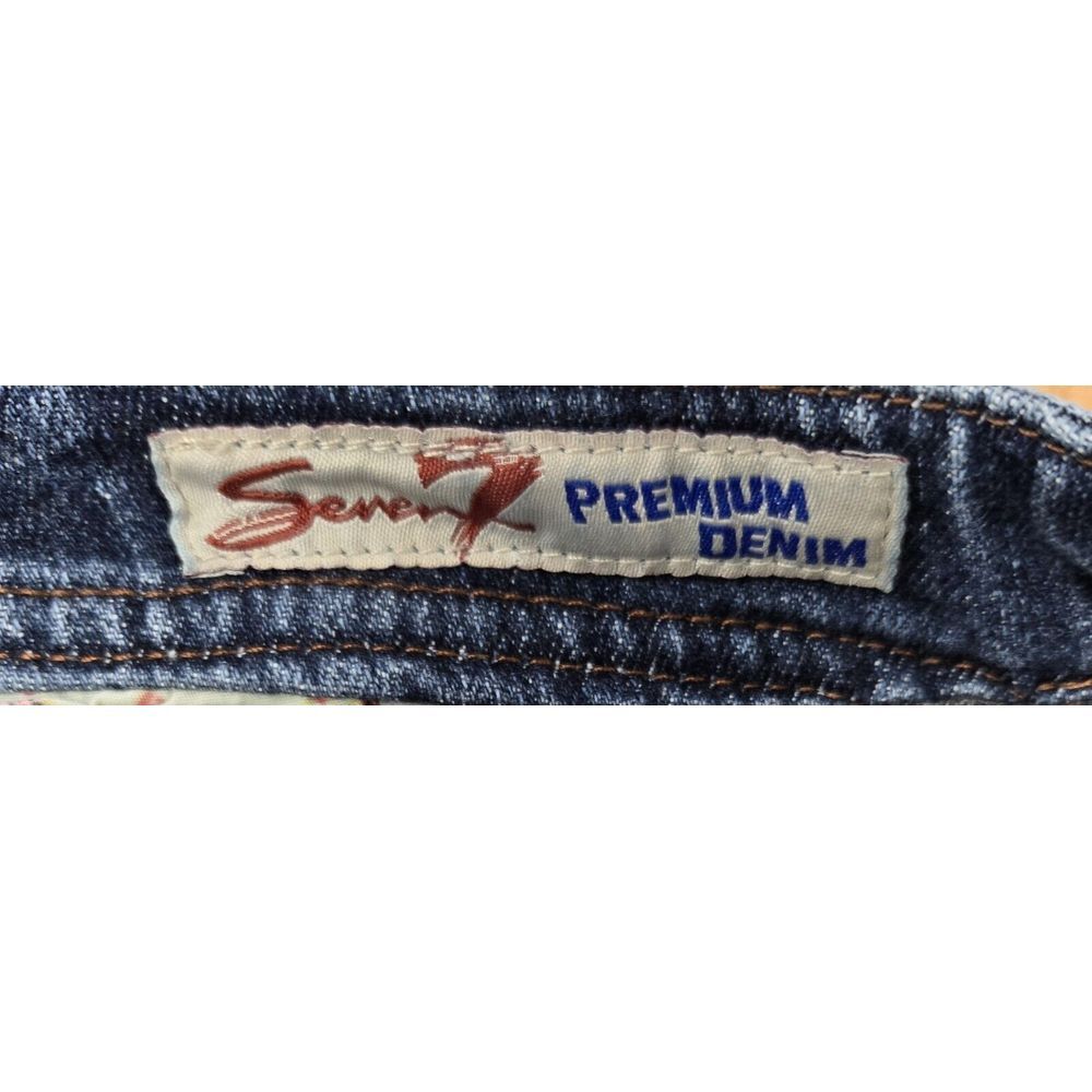 Seven7 Premium Denim Blue Jeans Womens 20 Stretch Casual Pants 38x31 - Picture 8 of 10